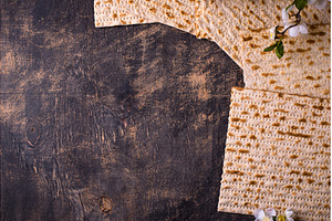 Traditional Jewish bread matzo for, a Food & Drink Photo by Yulia Furman