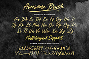 Awesome Brush, a Handwritten Font by Gatype (Thumbnail 6 of 8)