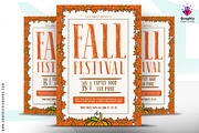 Fall Autumn Festival Flyer, a Flyer Template by GraphicDiamonds (Thumbnail 1 of 6)