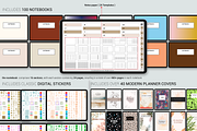 Ultimate Digital Planner Blue Editio, a Branding & Logo Template by Plamarplanners (Thumbnail 8 of 10)