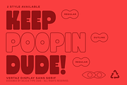 Vertaz Display | Chunky Font, a Sans Serif Font by Jolicia Type (Thumbnail 2 of 11)