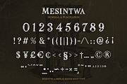 Mesintwa, a Serif Font by ilhamtaro (Thumbnail 8 of 10)