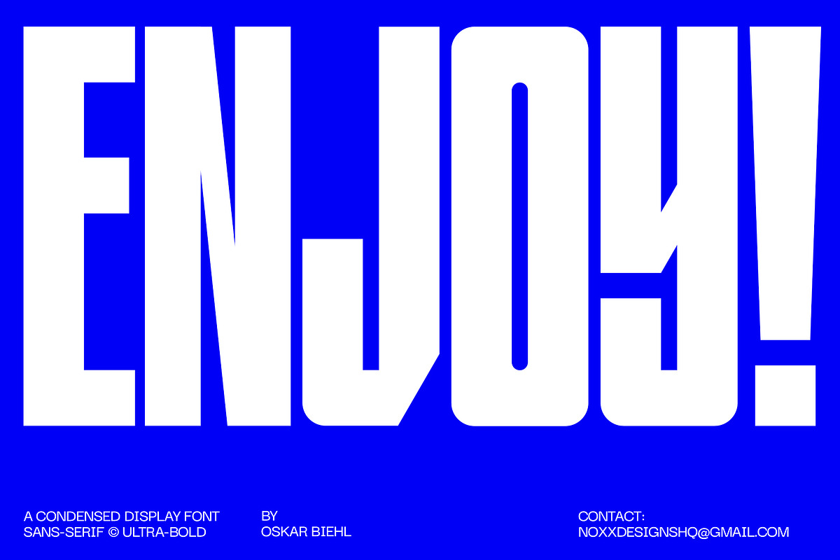 Projekt Display - Condensed Font, a Sans Serif Font by Oskar Biehl (Photo 10 of 10)
