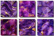 Purple Gold Alcohol Ink Digital, a Pattern Graphic by designcity5 (Thumbnail 5 of 5)