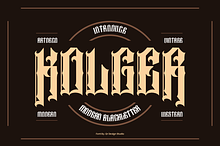 Kolger - Modern Blackletter Font