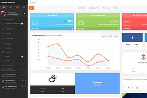 Supina - Bootstrap Admin Template