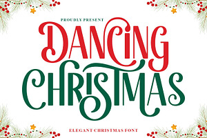 Dancing Christmas Font