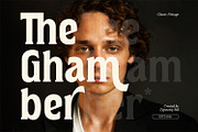 The Ghamber Classic Vintage, a Serif Font by Typetemp Studio (Thumbnail 2 of 17)