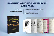 Wedding Anniversary Card Pack, an Invitation Template by DesignGenix (Thumbnail 1 of 3)