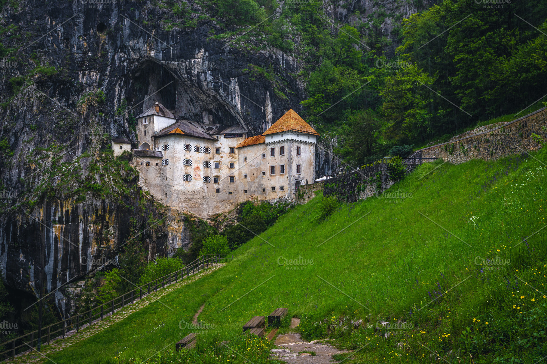 Magical Predjama Cave Castle, an Architecture Photo by Alpine Dreams