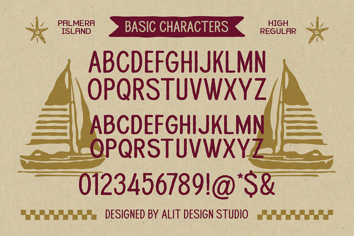 Palmera Island Typeface, a Sans Serif Font by alit design (Photo 10 of 17)