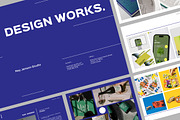 Minimal Blue Portfolio, a Marketing Template by Bervisual (Thumbnail 2 of 7)