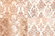 Rose Gold Damask Seamless Patterns, a Pattern Graphic by PrintablesByFranklyn (Thumbnail 6 of 6)