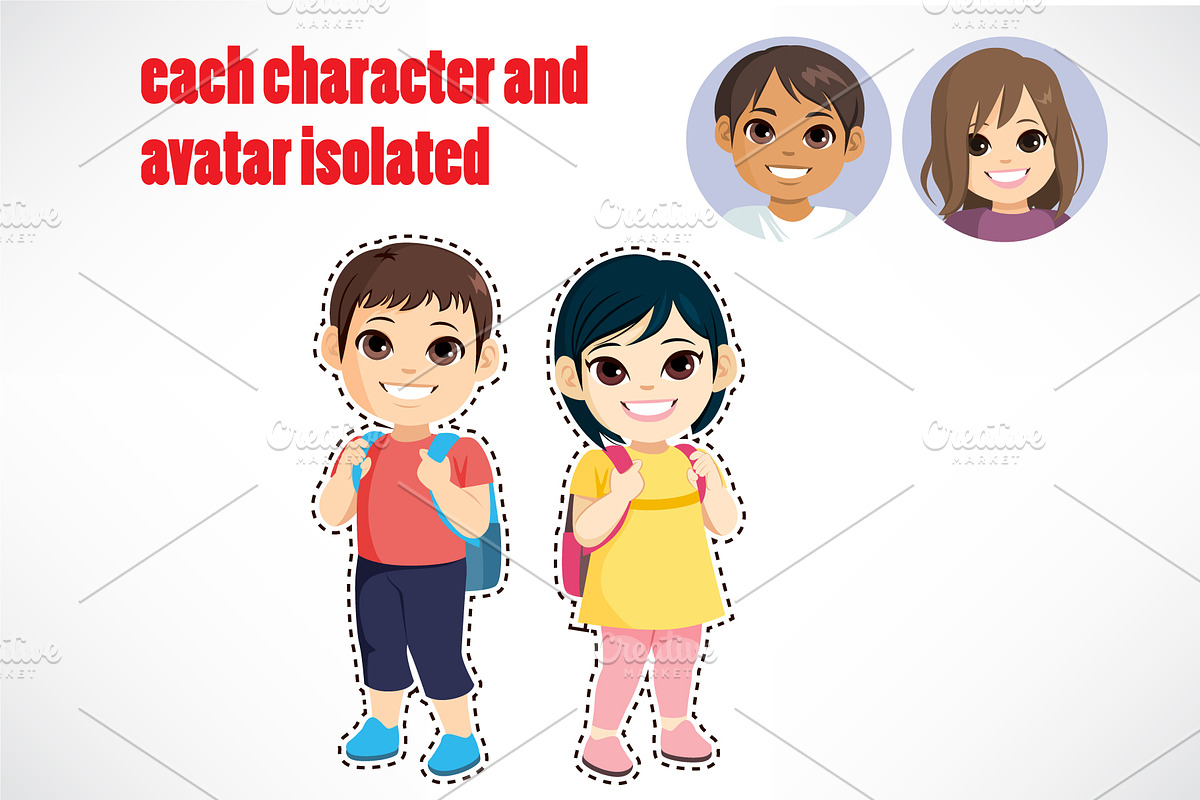 Children Back To School, an Education Illustration by Kakigori Studio (Photo 3 of 3)