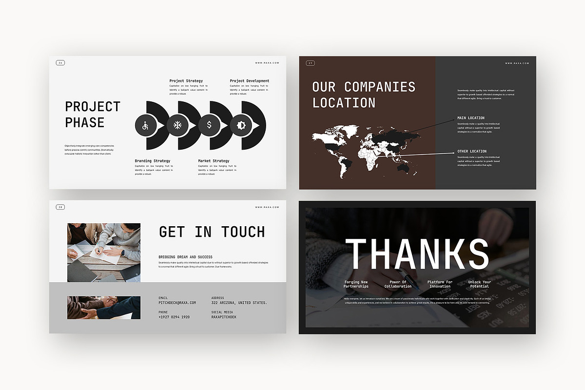 Raxa : Business Pitch Powerpoint, a Presentation Template by Punkl Camp (Photo 16 of 16)