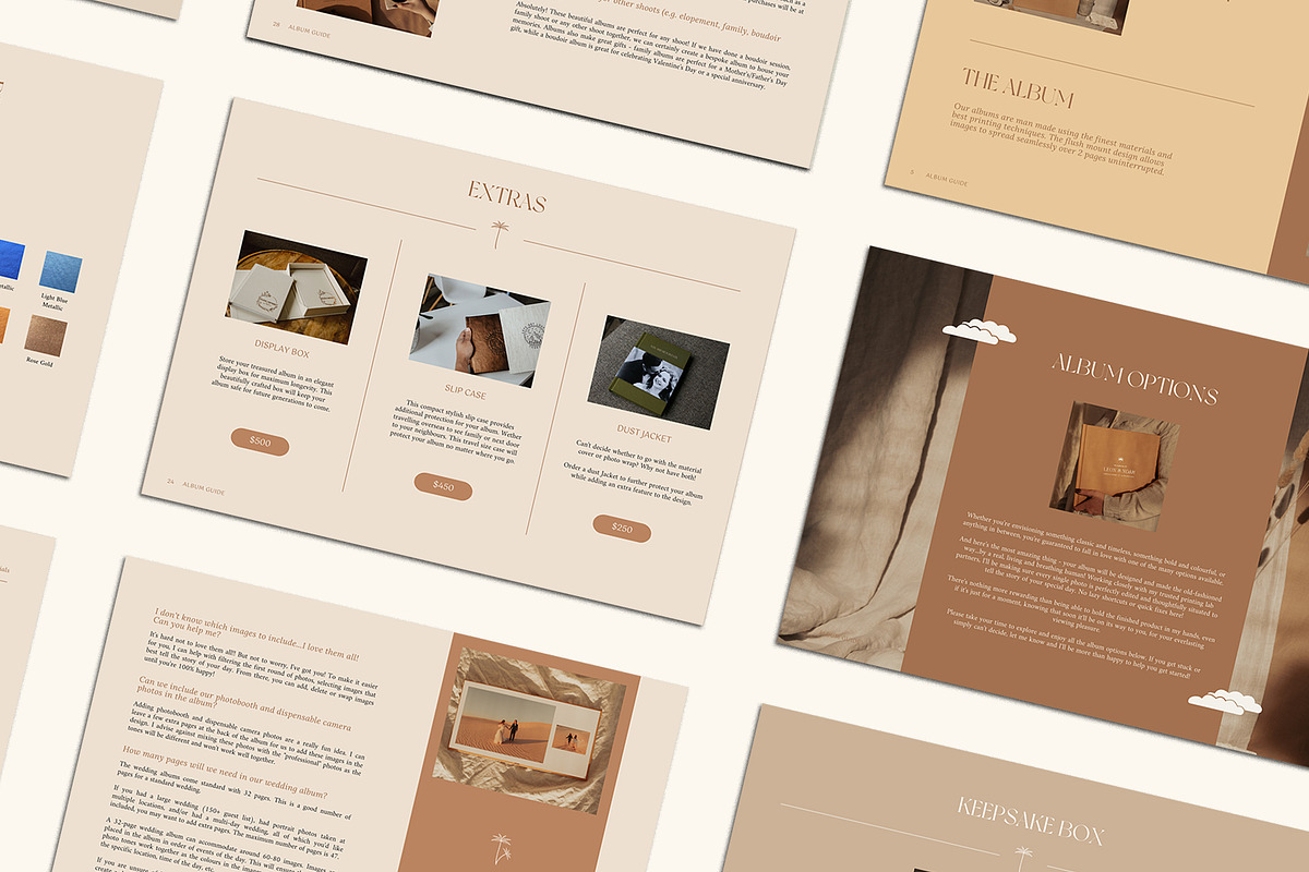 Dreamy | Album Guide PDF, a Templates & Theme by Studio Leelou (Photo 8 of 10)