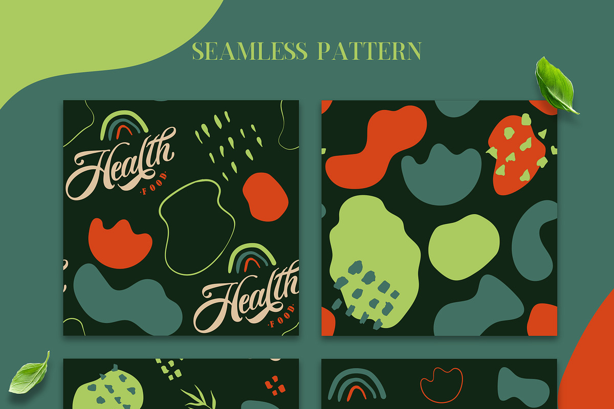 Healthy Food collection, a Poster Template by Anna's Lettering (Photo 5 of 10)