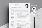 Word Resume & Cover Letter, a Resume Template by White Graphic (Thumbnail 1 of 4)