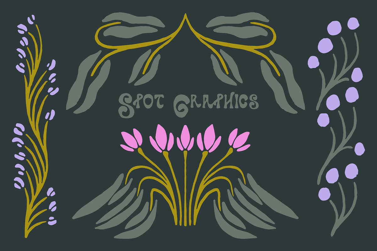 Art Nouveau Graphics & Font, a Graphic by Liz Kohler Brown (Photo 24 of 33)