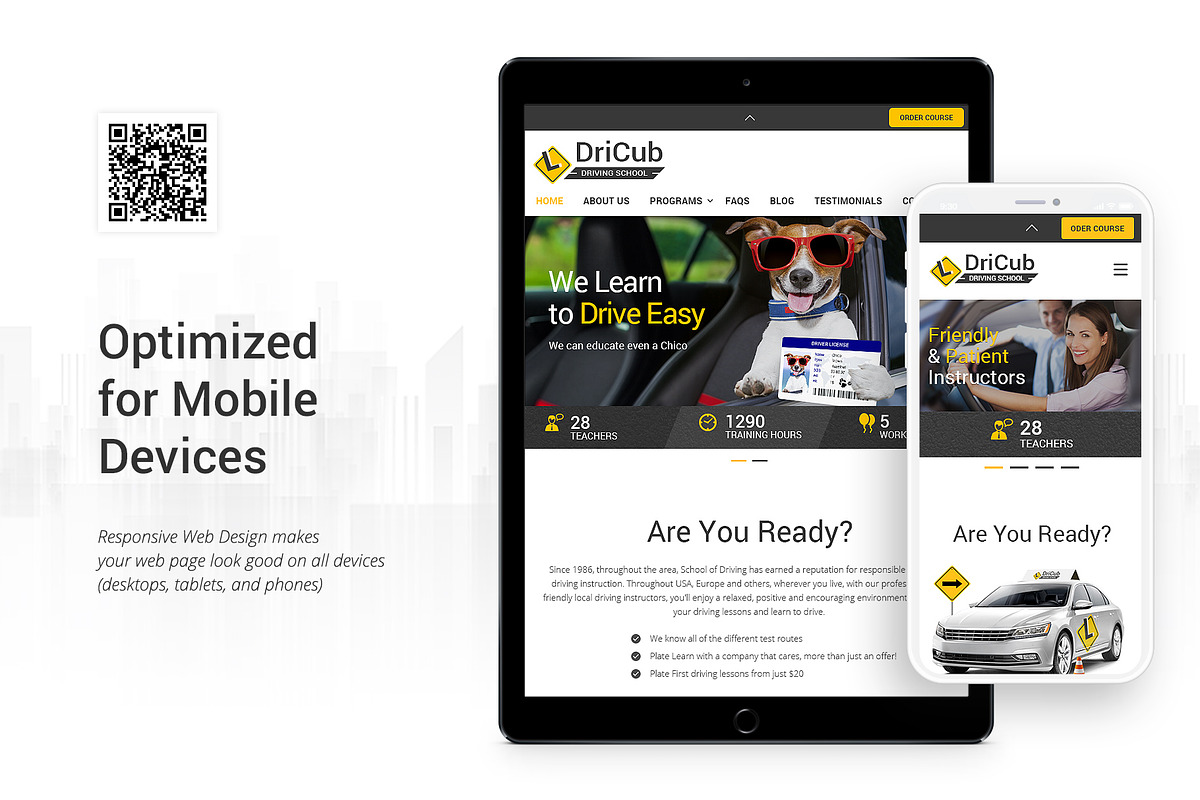 Driving School HTML Template, a HTML Template by TonyTemplates (Photo 2 of 5)