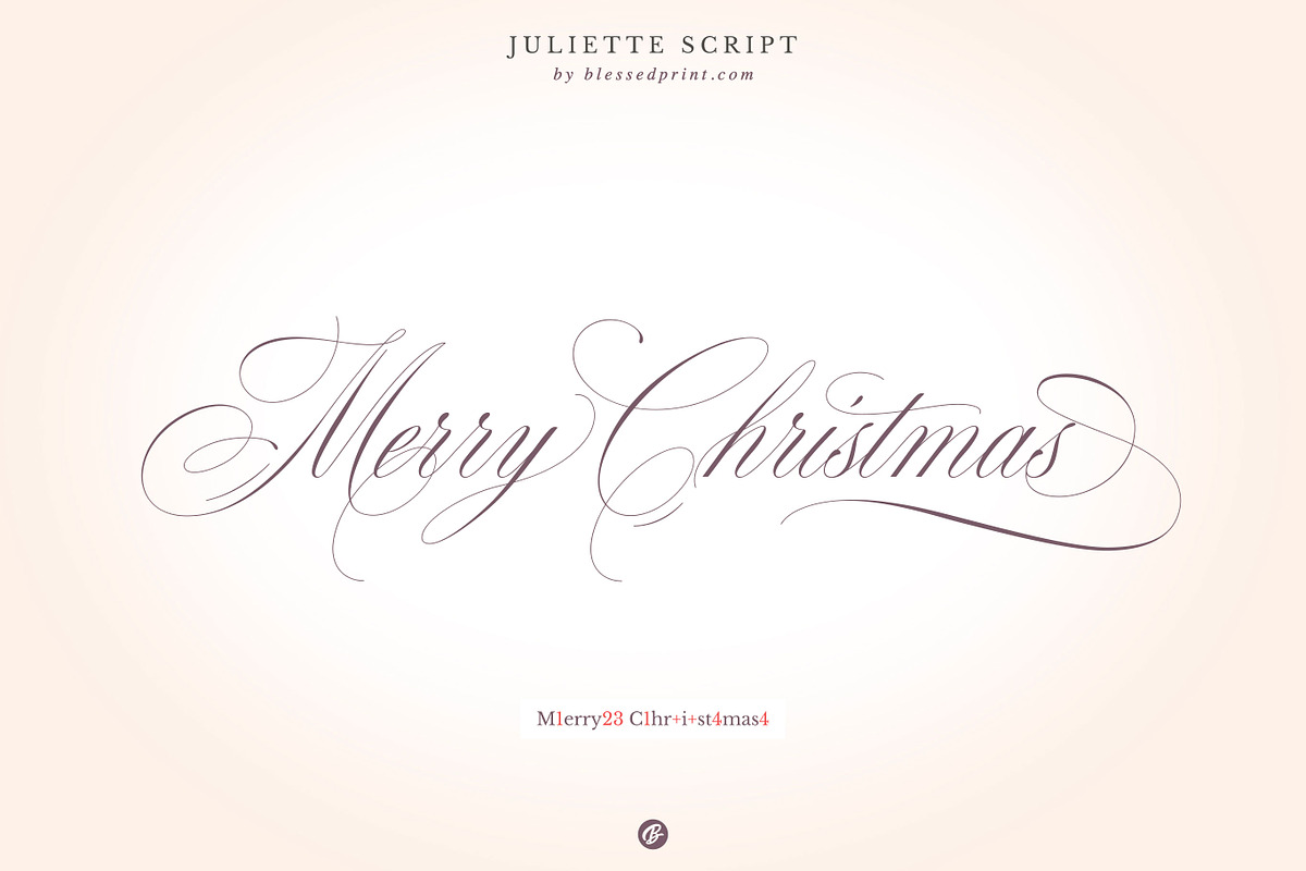Juliette – Romantic Wedding Script, a Script Font by Blessed Print (Photo 20 of 34)
