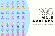 795 Diversity Avatars, an Outline Icon by Flat Icons (Thumbnail 9 of 15)