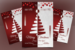 Merry X-Mas - PSD Flyer Template 