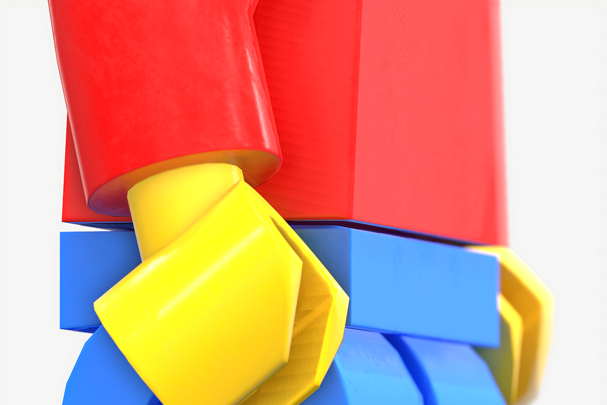 Lego Man PBR rigeed, a Characters & Person 3D Model by Daniel Mikulik (Photo 15 of 15)