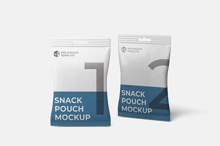 Snack Pouch Mockup, a Packaging Mockup by tiyasprabawa