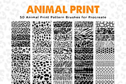 Animal Print Procreate Brush Set, a Brush Add-On by AngelfishCreative (Thumbnail 3 of 14)