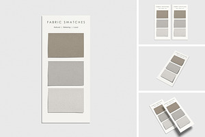 fabric Swatches Mockup