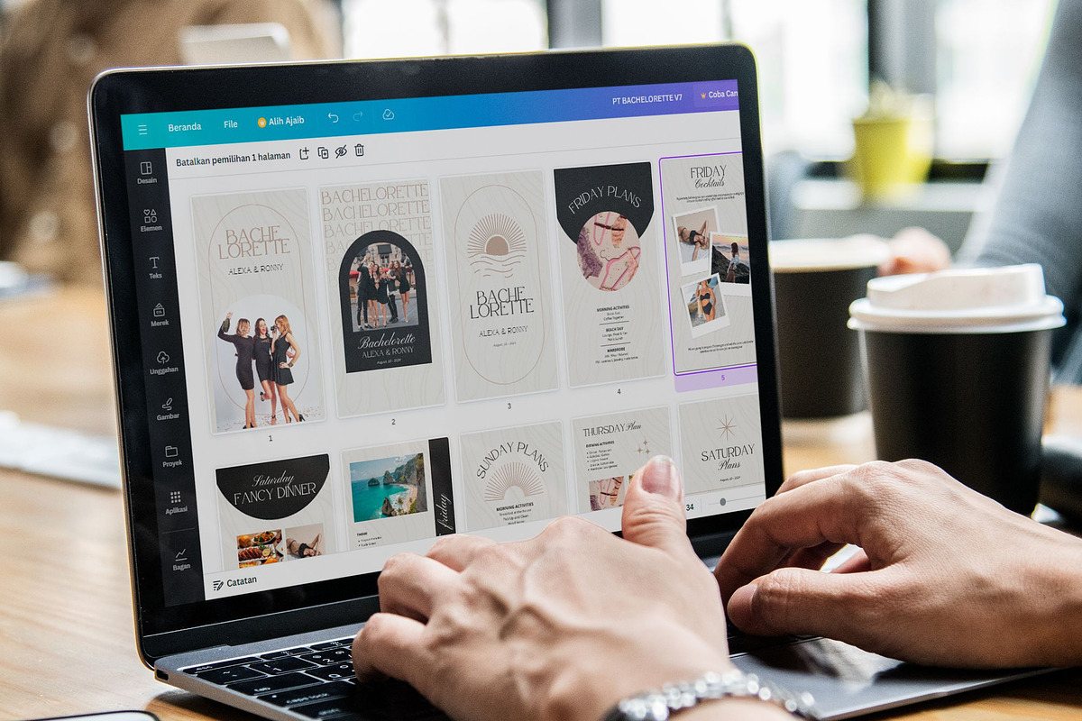 Unique Bachelorette Itinerary Canva, a Presentation Template by SKY CREATION (Photo 4 of 7)
