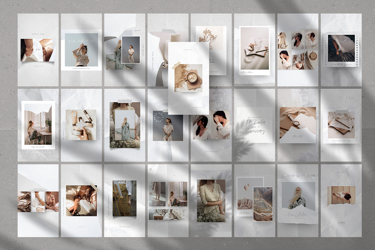 CANVA Paper Social Media Templates, a Social Media Template by AndrewPixel (Photo 11 of 11)