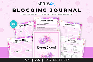 Planners For Bloggers A4 A5 US