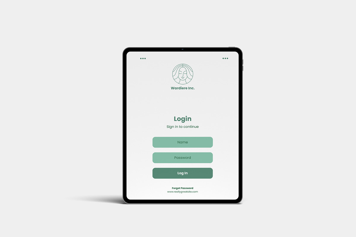 iPad Pro Mockup, an iPad Mockup by ulfatunnazira (Photo 1 of 5)