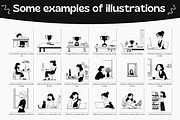510 Notion Style Education Pack, an Education Illustration by DaisyStudio (Thumbnail 6 of 10)
