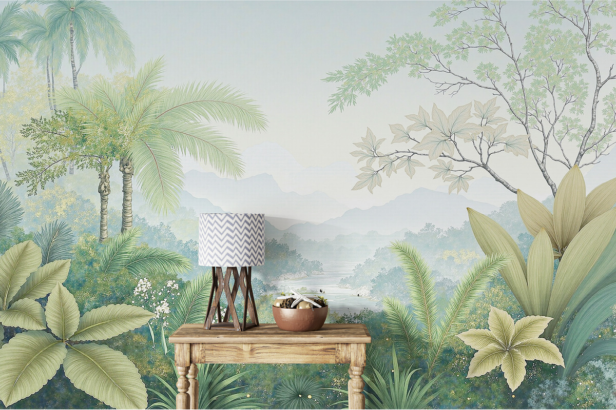 Forest Art Wallpaper Set, an Illustration by fei long (Photo 2 of 9)