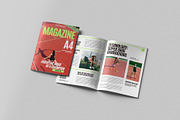 A4 magazine mock-up, a Books & Magazine Mockup by hokagata (Thumbnail 5 of 5)