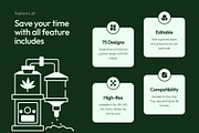 Weed Drawing Illustration Set, an Object Illustration by Vectors Market (Thumbnail 2 of 8)