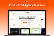 Twist - Framer Agency template, a Landing Page Template by firdavsabdu (Thumbnail 1 of 5)