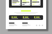 Modern Website Wireframe UI Kit, a Wireframe Template by MightyDesign (Thumbnail 6 of 9)