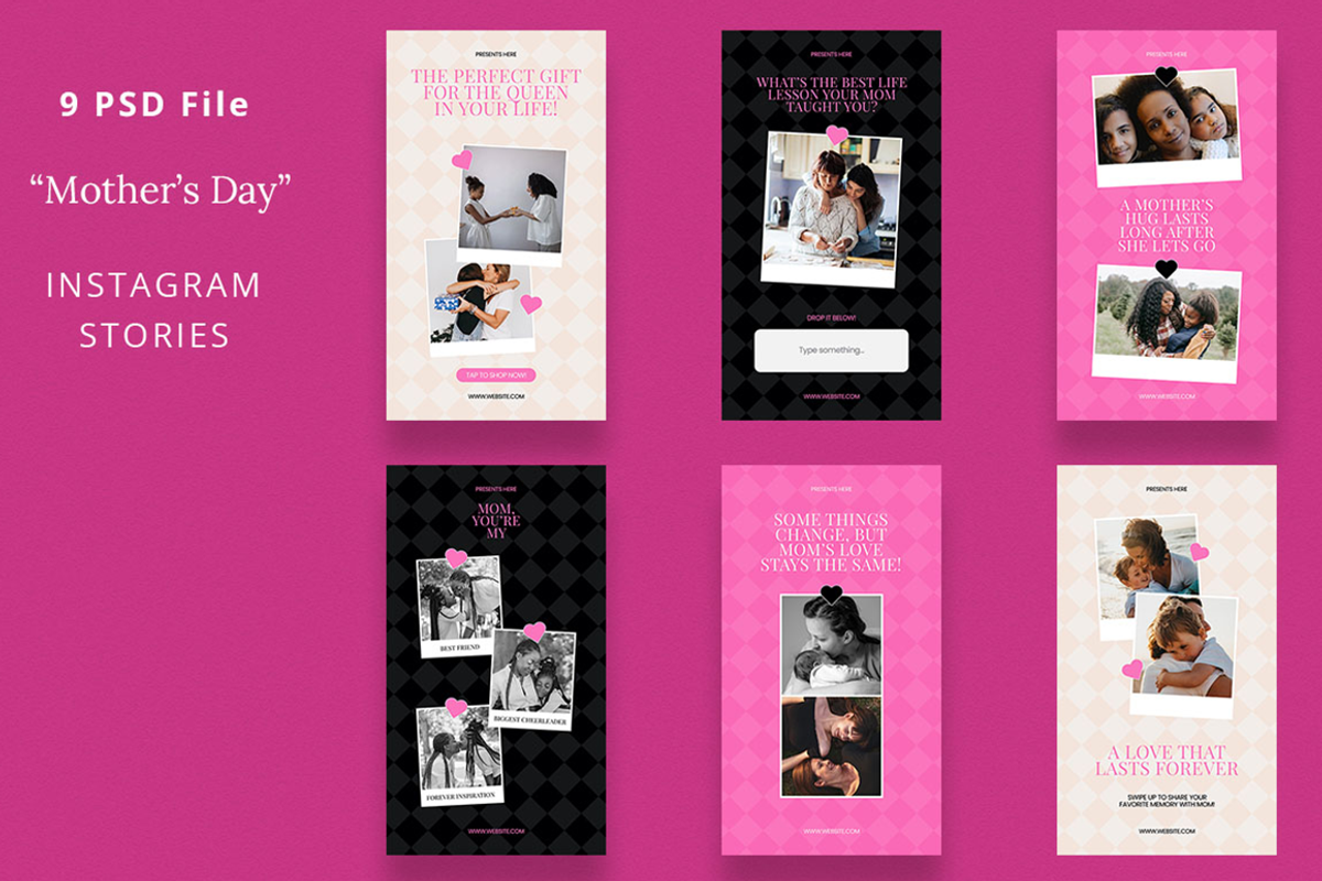 Mother's Day Celebration Polaroid St, a Social Media Template by Attype (Photo 3 of 4)