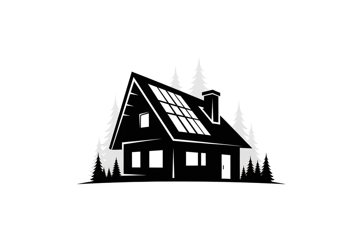 Eco Friendly Solar Home Silhouettes, a Graphic by musafir_fashion (Photo 5 of 13)