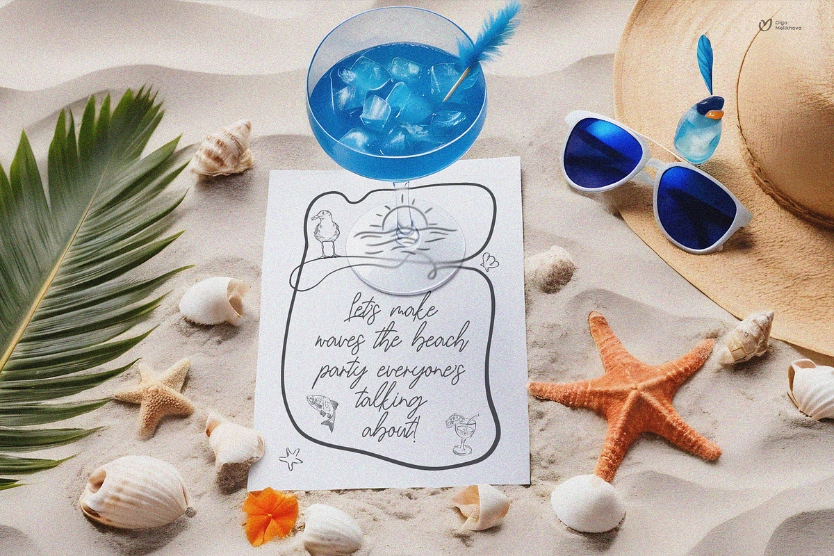 Beach Party SVG Bundle, an Icon by ollalya (Photo 7 of 10)