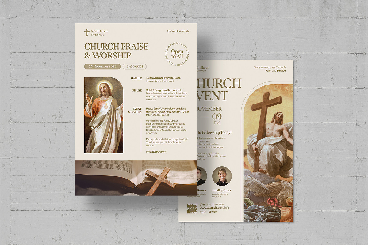 Church Event Flyer Template, a Flyer Template by BrandPacks (Photo 4 of 5)