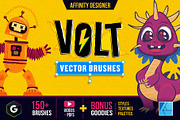 VOLT - Vector Brushes for Affinity, a Brush Add-On by Green Room Media (Thumbnail 1 of 18)