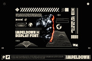 Impeldown Display Font & Symbols, a Symbol Font by Tegh co. (Thumbnail 3 of 12)