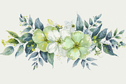 Elegant Green Floral Set, an Illustration by Designs_River (Thumbnail 11 of 11)