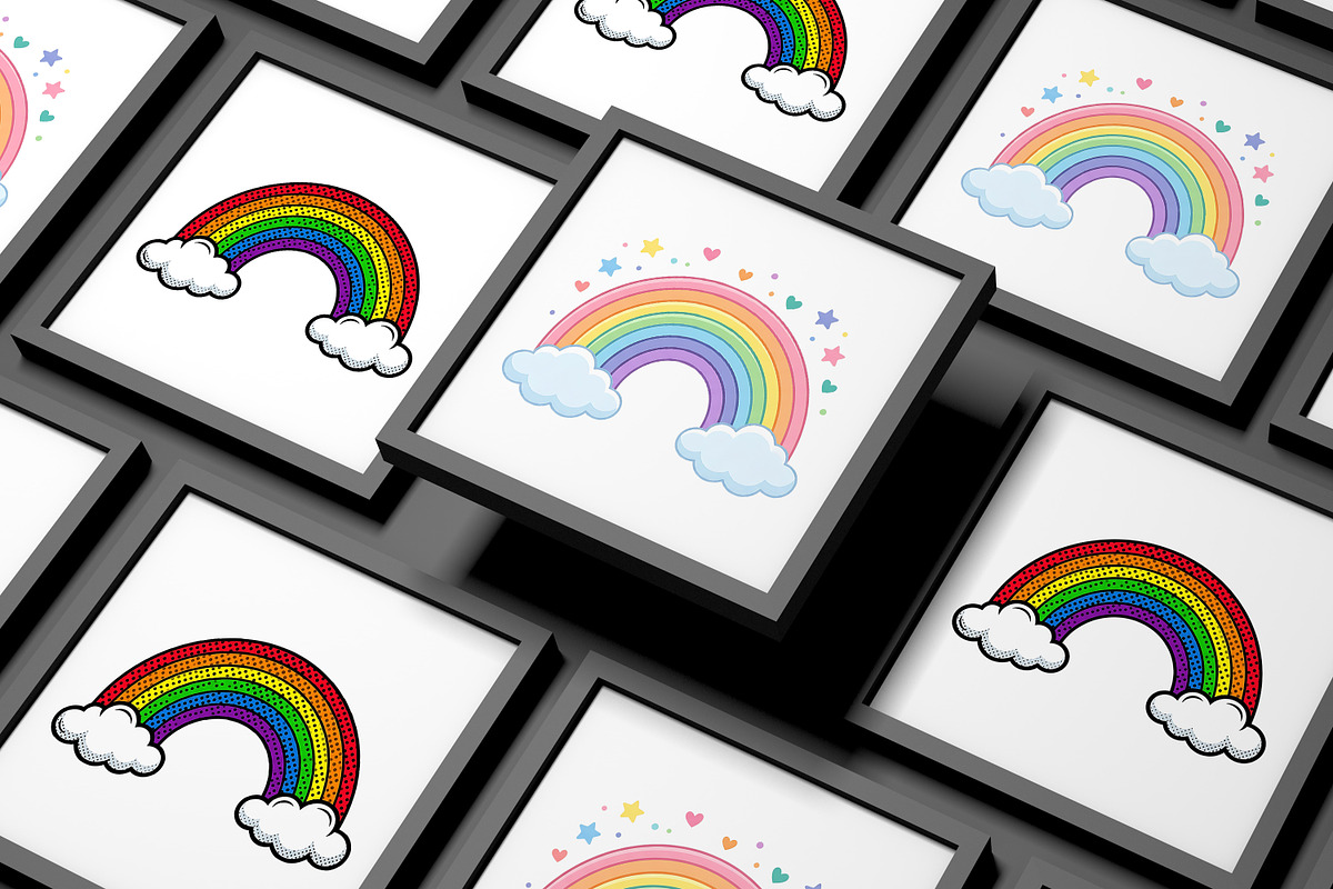 Rainbow Png, an Object Illustration by Forhadx5 (Photo 13 of 14)