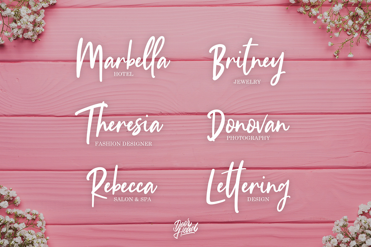 Vandella Handstylish Font, a Script Font by Alif Devan R. (Photo 6 of 7)